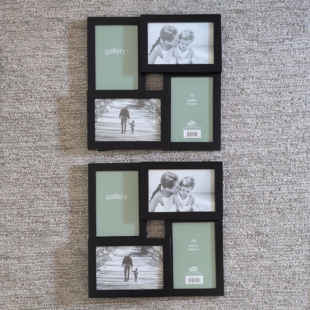 Black Photo Frame Set - Picture 4 of 7